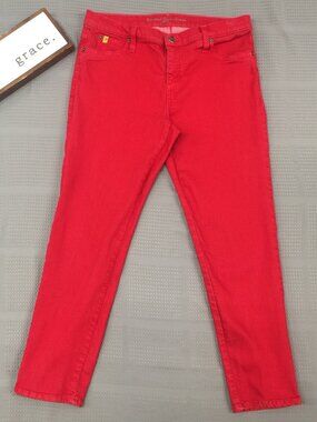 Second Yoga Jeans in red, Size 31